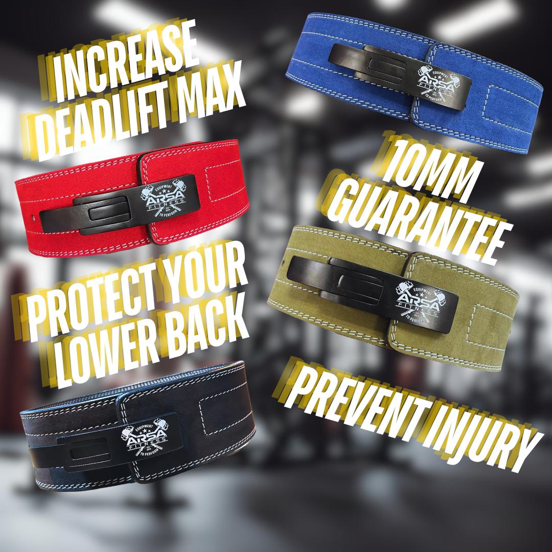10MM lever belt steel lever closure detail