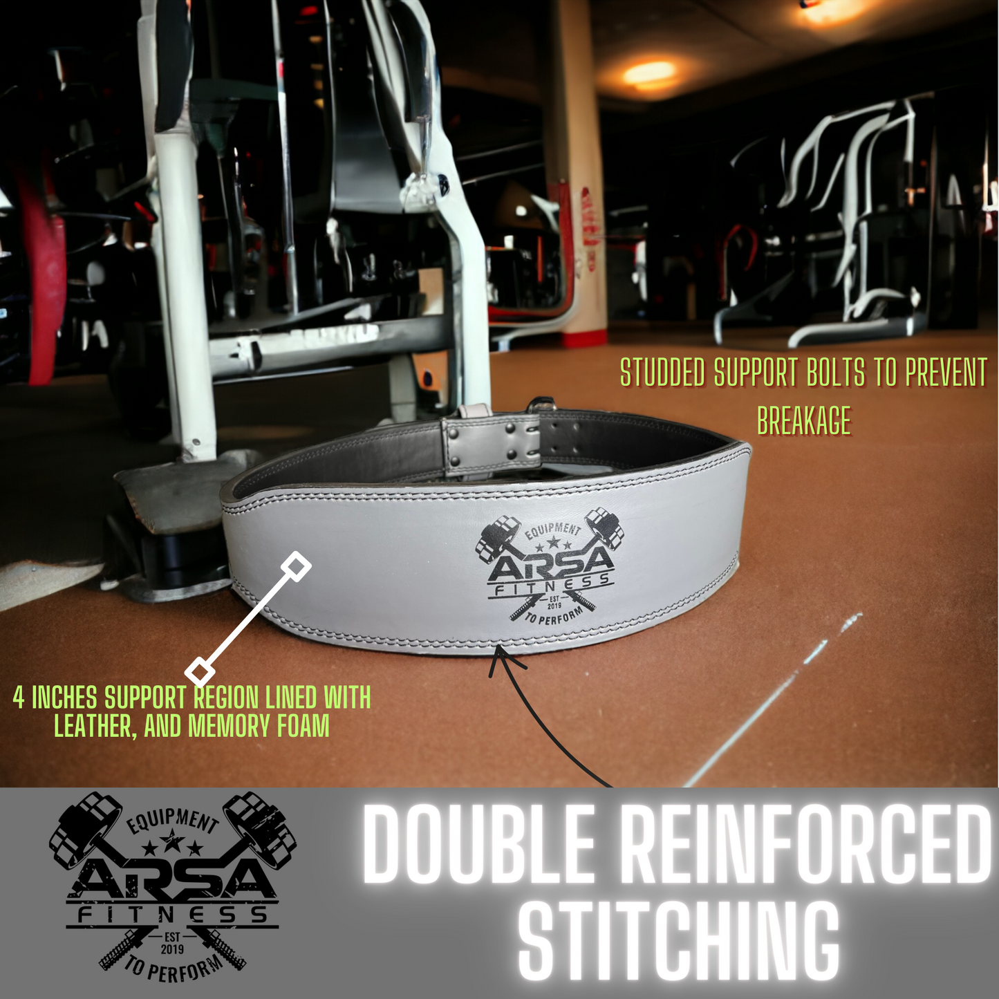 9MM Padded Weightlifting Belt - Iceman