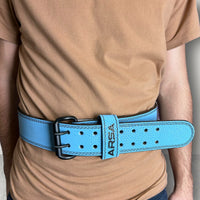 Aqua 9MM Weightlifting Belt - SKINZ Collection
