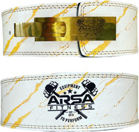 White Marble Bundle (2 piece) Wrist Wraps - Lever Belt Bundle