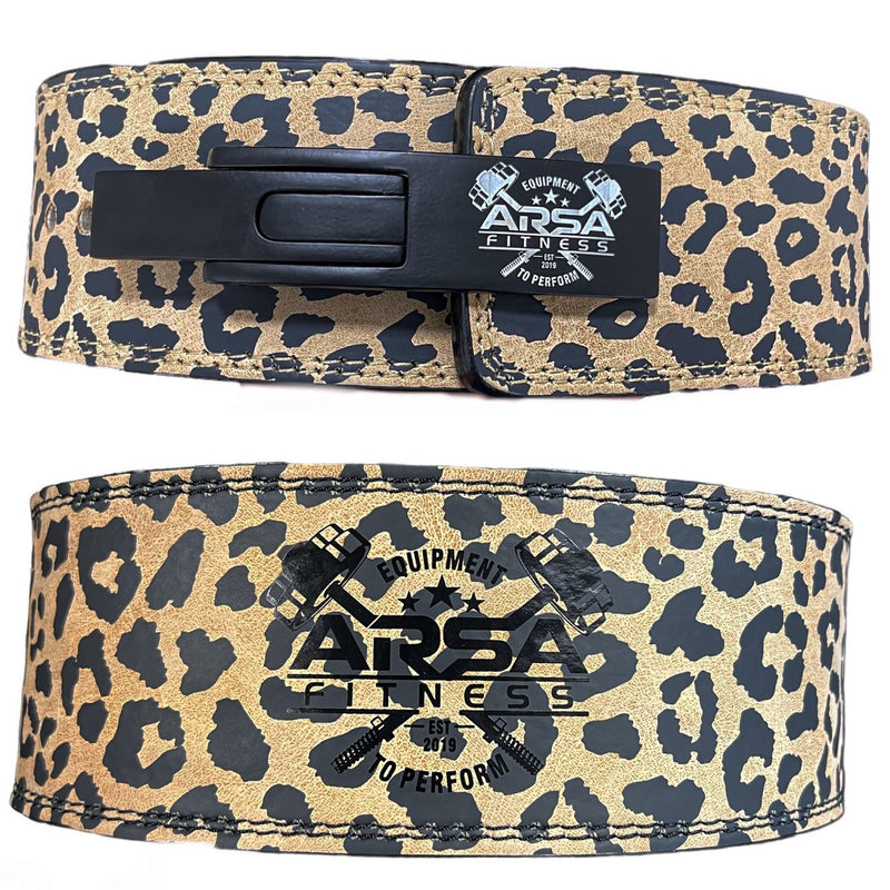 10MM Lever Designer Belt - Cheetah