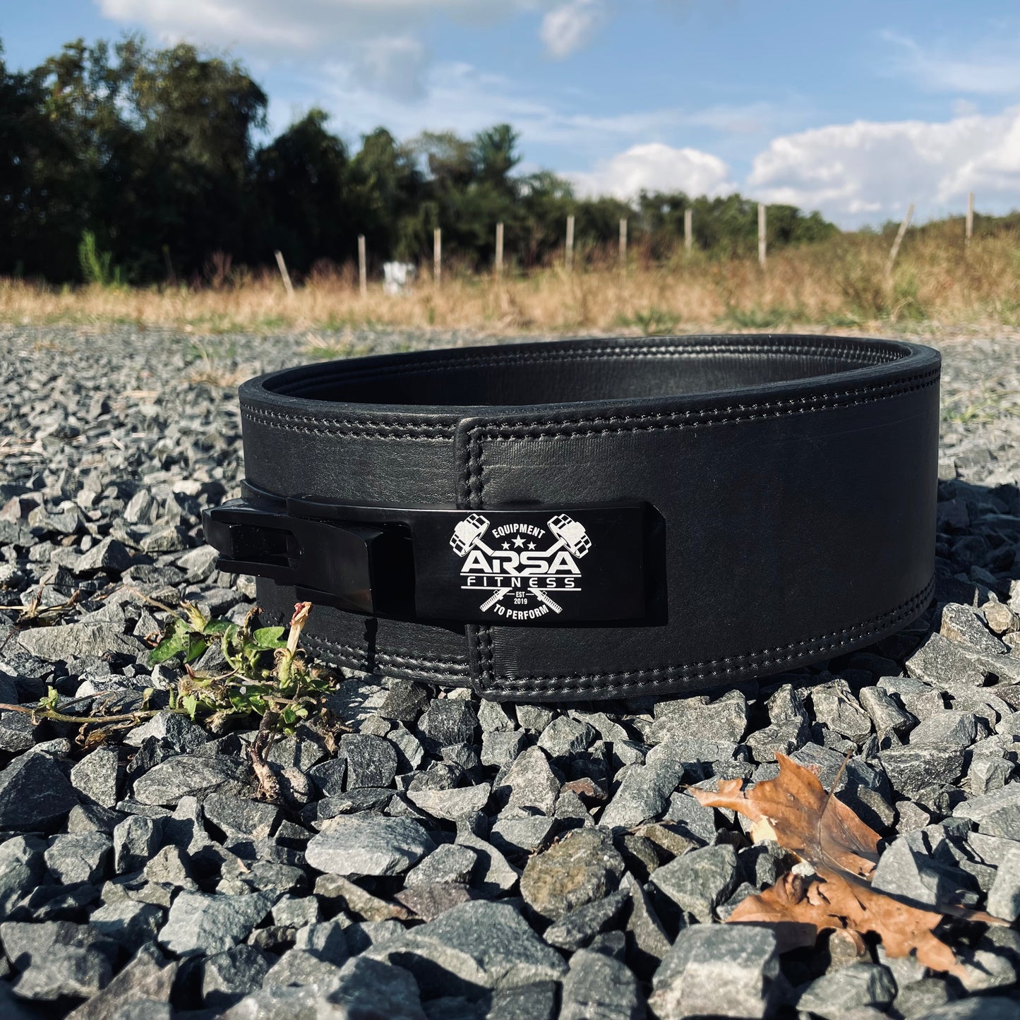 10mm Lever Leather Belt