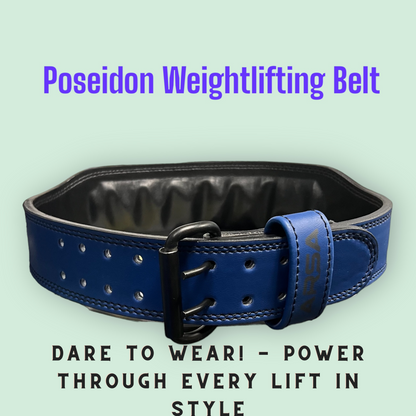 9mm Padded Weightlifting Belt - Poseidon