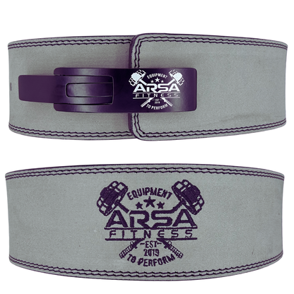 Competition Grade 10MM - Grey Suede Lever Belt