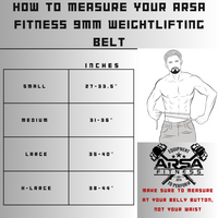 9MM Padded Weightlifting Belt - Poseidon