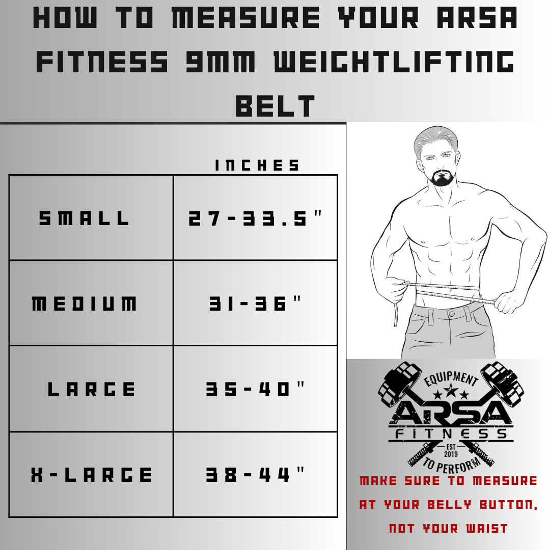 9mm Padded Weightlifting Belt - Olive