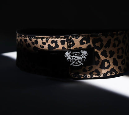 10mm Lever Designer Belt - Cheetah
