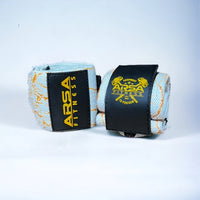 White Marble Bundle (2 piece) Wrist Wraps - Lever Belt Bundle