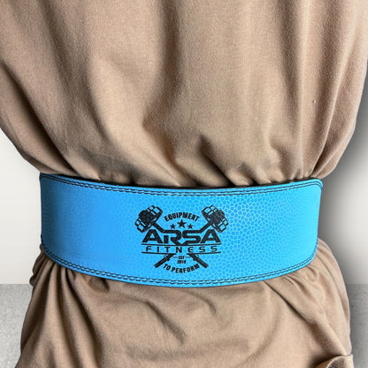 Aqua 9 MM Weightlifting Belt - SKINZ Collection