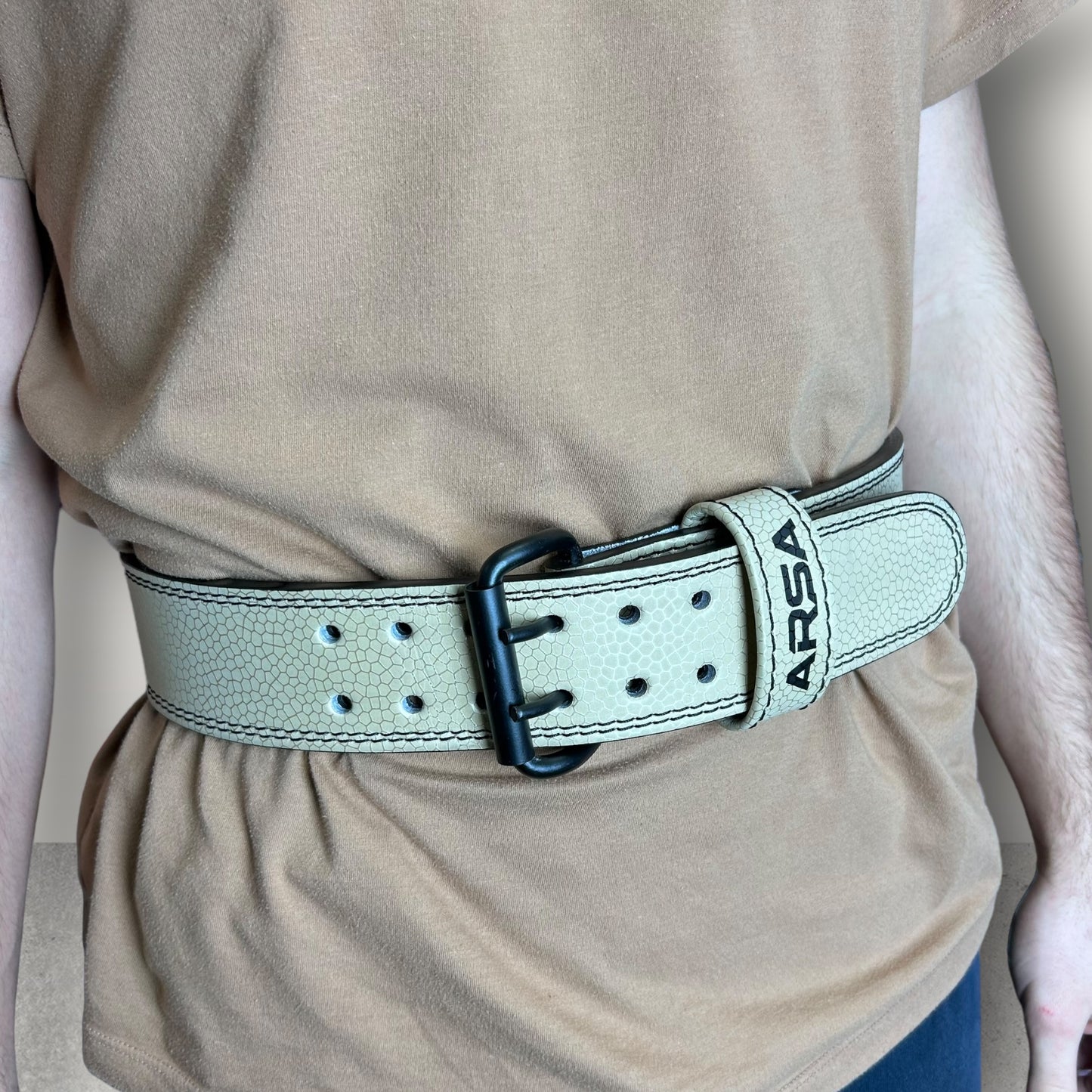 Sahara Sand 9 MM Weightlifting Belt - SKINZ Collection