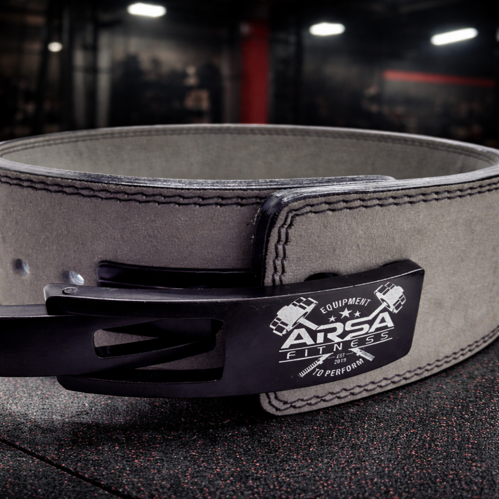 Competition Grade 10MM - Grey Suede Lever Belt