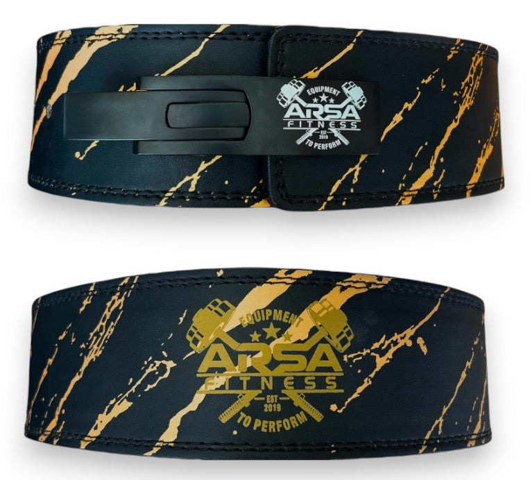 Black Marble Lever Belt – 10MM Competition Grade