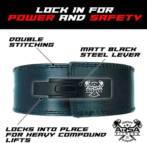 10mm Lever Leather Belt