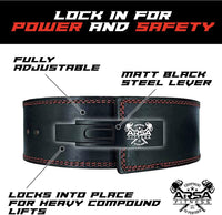 Redskull Lever Belt – 10MM Competition Grade