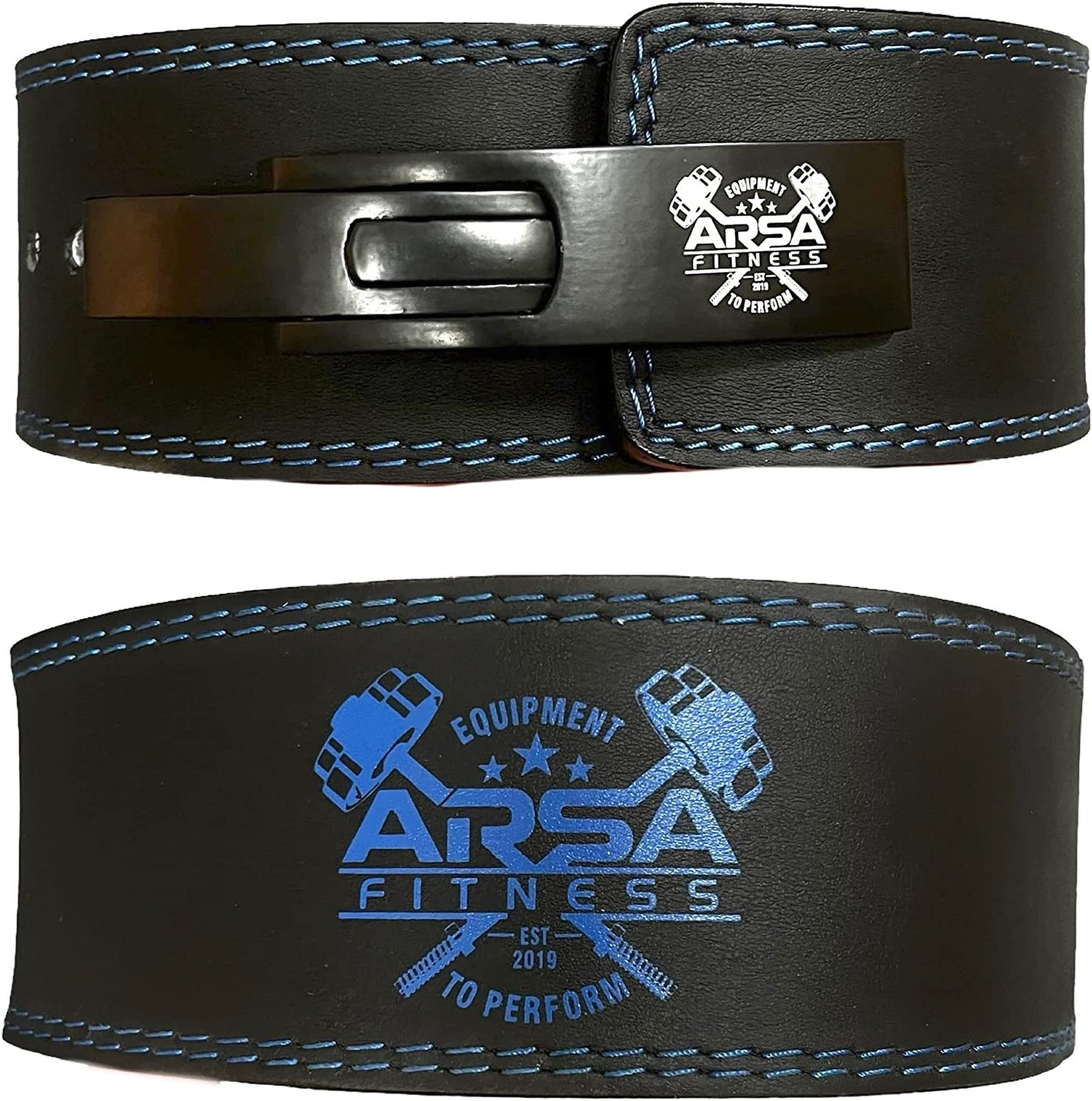 10mm Lever Leather Belt - Neptune
